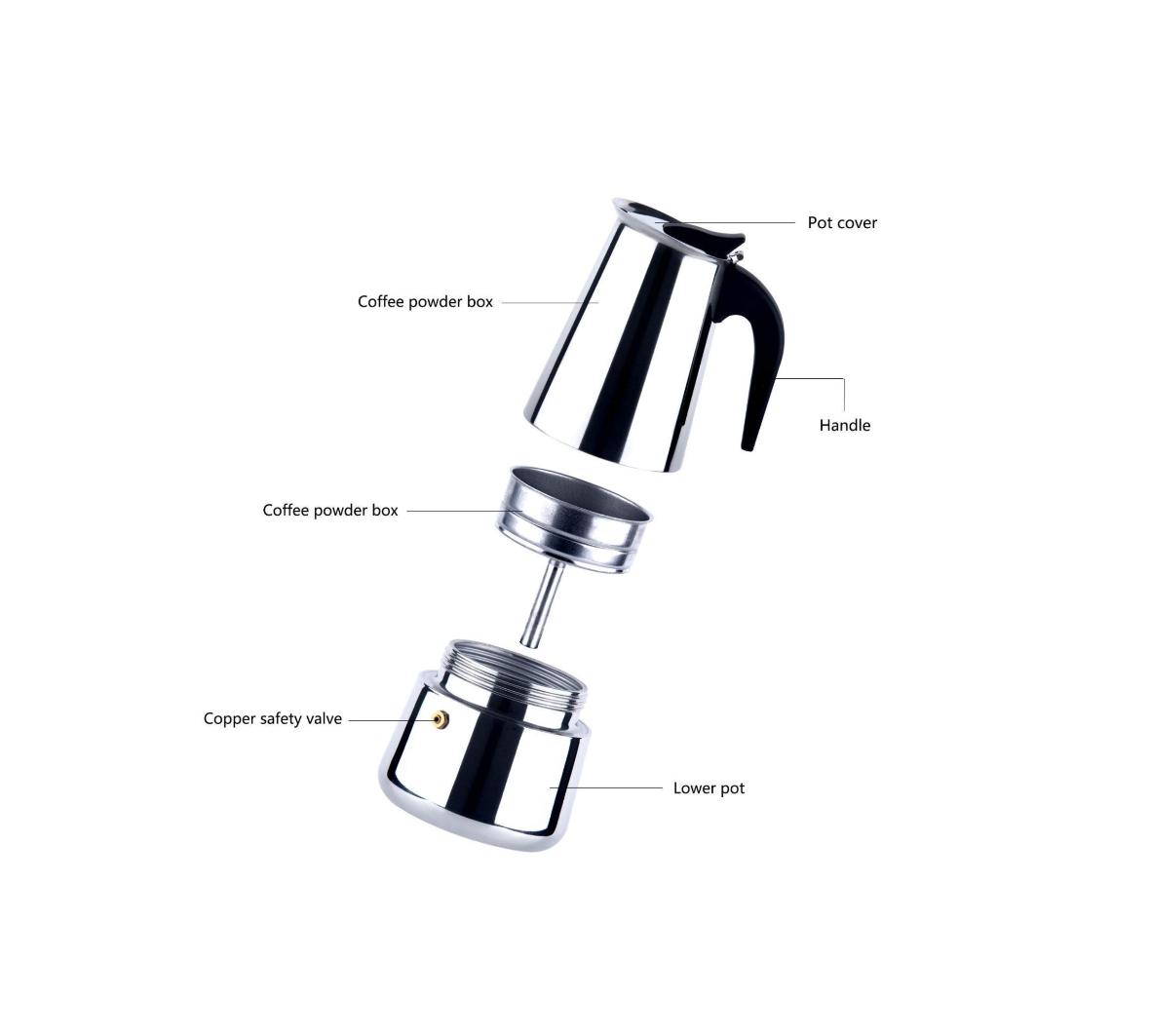 Stainless Steel Espresso Maker